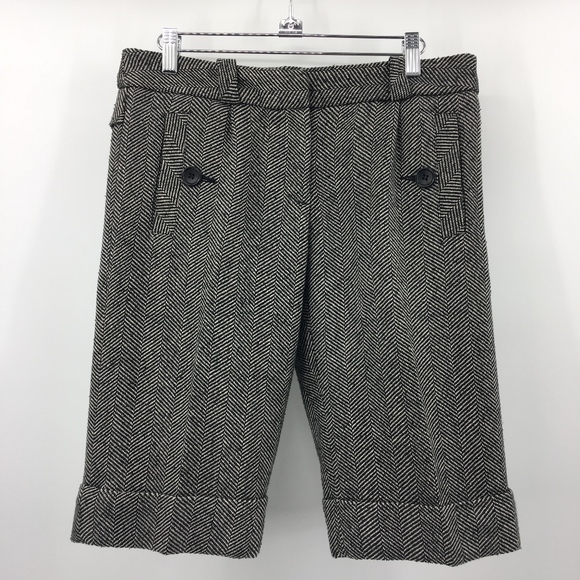 Anthropologie Pants - Anthropologie Taikonhu Herringbone Tweed Shorts